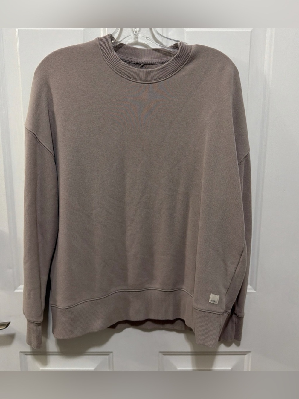 Vuori Restore Oversized Crew Sweatshirt Gray Small